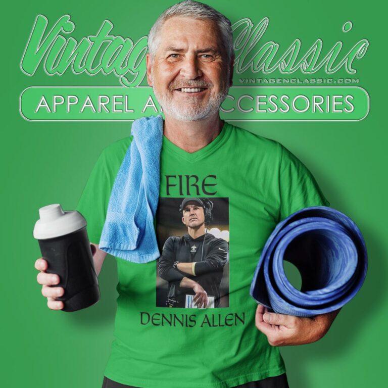 Fire Dennis Allen New Orleans Saints V Neck TShirt Fire Dennis Allen New Orleans Saints V Neck TShirt