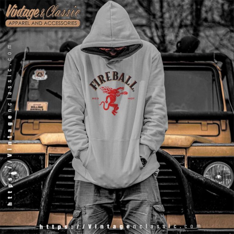 Fireball Whiskey Red Hot Logo Hoodie Fireball Whiskey Red Hot Logo Hoodie