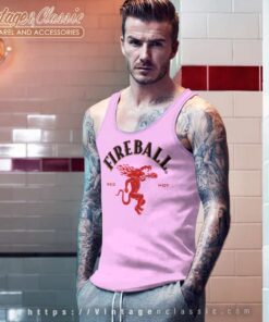 Fireball Whiskey Red Hot Logo Tank Top Racerback
