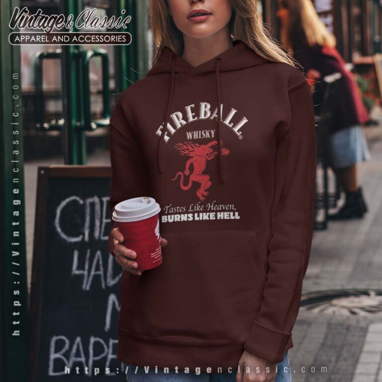 Fireball Whisky Logo Hoodie Women Fireball Whisky Logo Hoodie Women