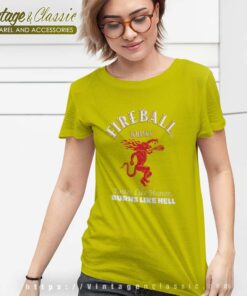 Fireball Whisky Logo Tshirt Women