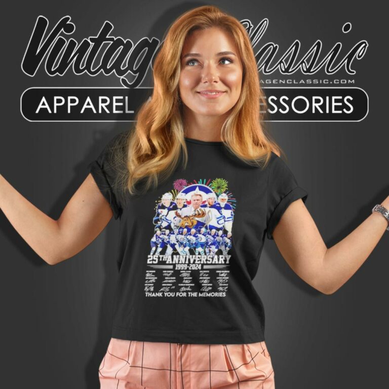 Fireworks Winnipeg Jets 25th Anniversary 1999 2024 Thank You For The Memories Women T Shirt Fireworks Winnipeg Jets 25th Anniversary 1999 2024 Thank You For The Memories Women T Shirt