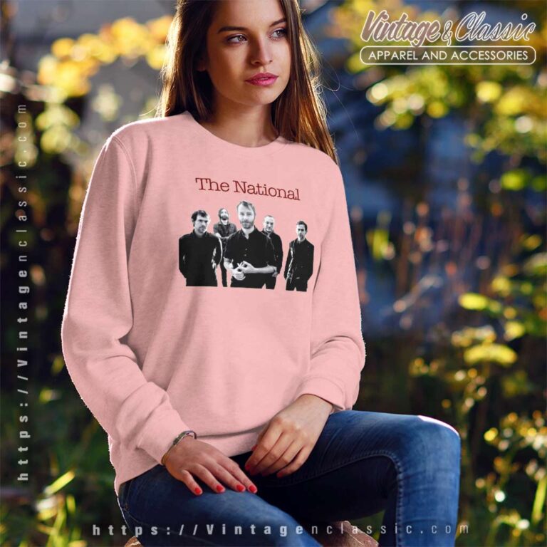 First Two Pages Of Frankenstein Tour Merch The National Band Sweatshirt First Two Pages Of Frankenstein Tour Merch The National Band Sweatshirt