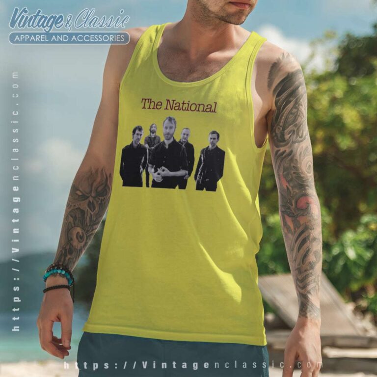 First Two Pages Of Frankenstein Tour Merch The National Band Tank Top Racerback First Two Pages Of Frankenstein Tour Merch The National Band Tank Top Racerback