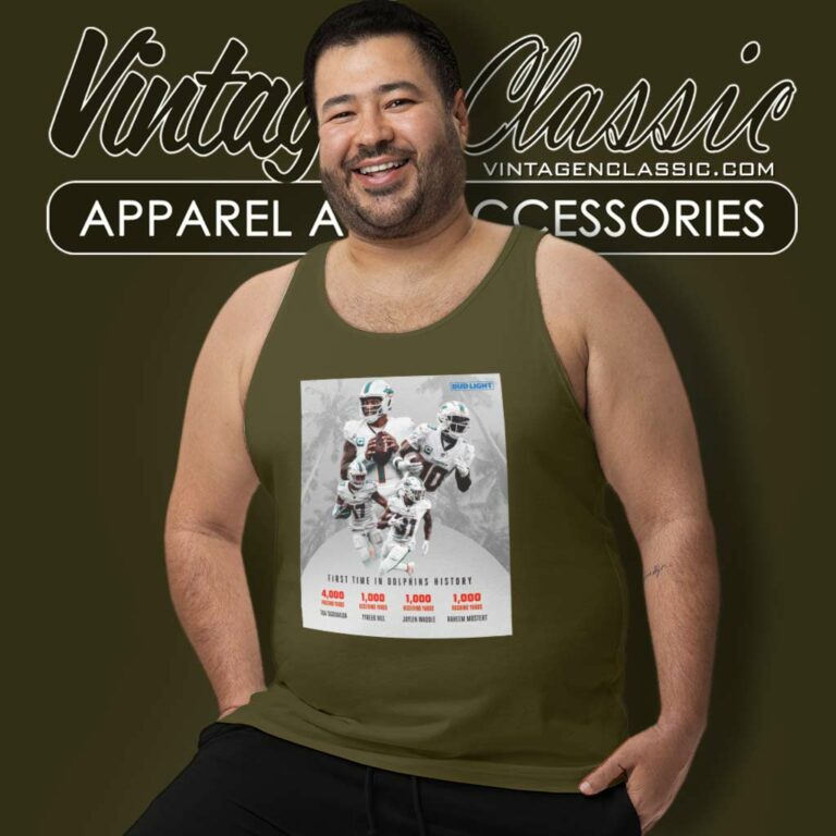 Firt Time In Dolphins History Our Foursome Tank Top Racerback Firt Time In Dolphins History Our Foursome Tank Top Racerback
