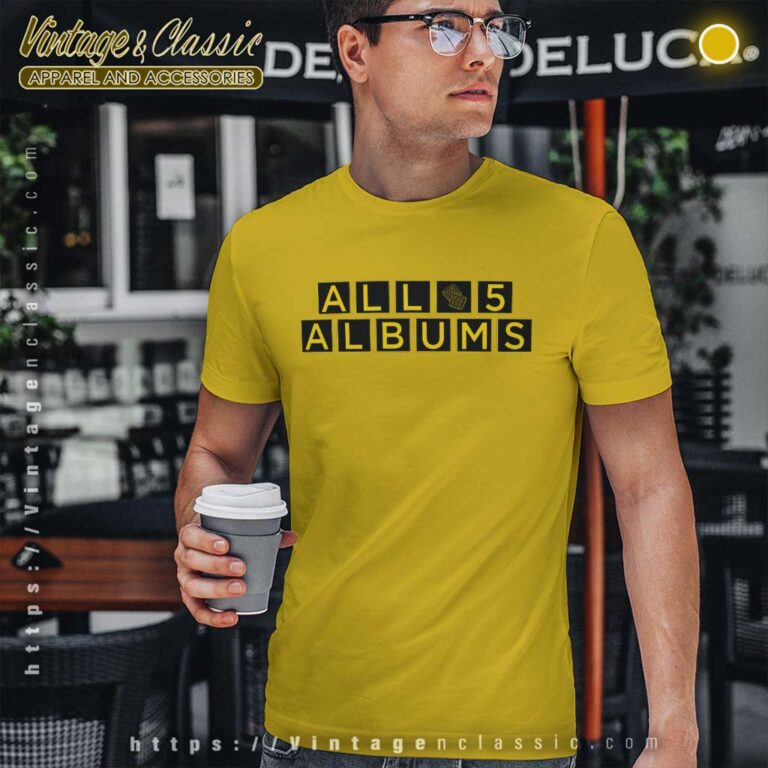 Five Albums One Night The Tour Jonas Brothers 2023 T Shirt Five Albums One Night The Tour Jonas Brothers 2023 T Shirt