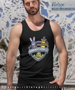 Five Nights At Freddys Animatronic Tank Top Racerback
