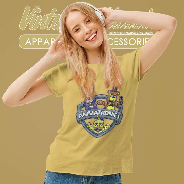 Five Nights At Freddys Animatronic Women TShirt Five Nights At Freddys Animatronic Women TShirt
