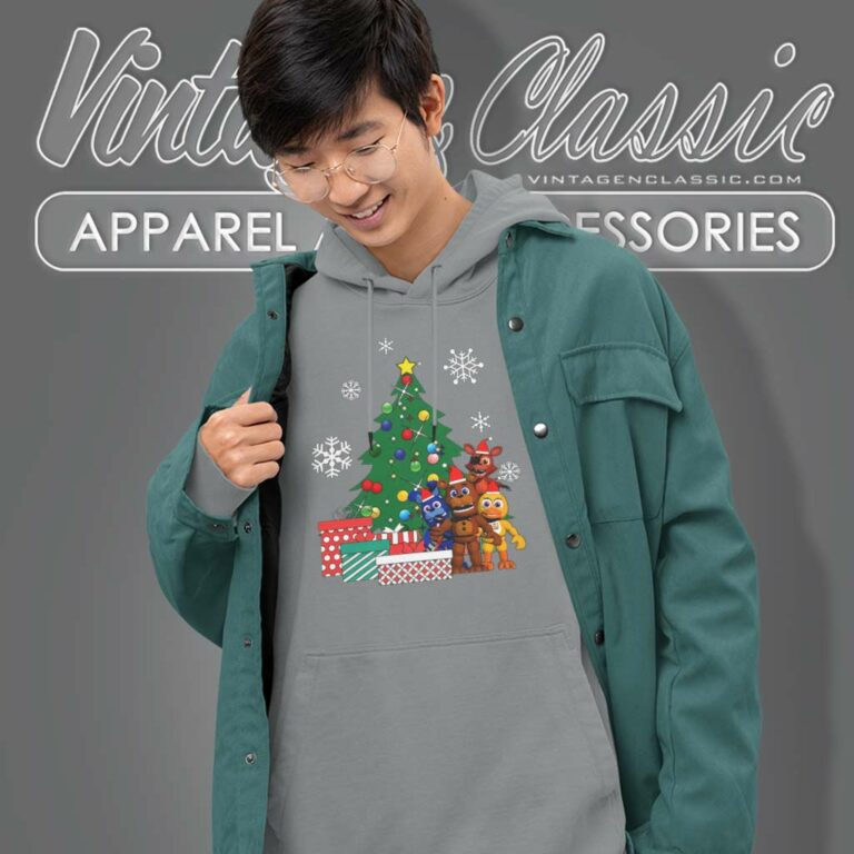 Five Nights At Freddys Around Shirt The Christmas Tree Hoodie Five Nights At Freddys Around Shirt The Christmas Tree Hoodie