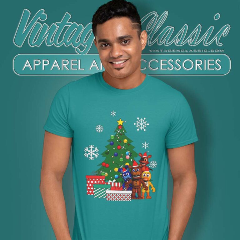 Five Nights At Freddys Around Shirt The Christmas Tree T Shirt Five Nights At Freddys Around Shirt The Christmas Tree T Shirt