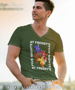 Five Nights At Freddys Baby Characters V Neck TShirt