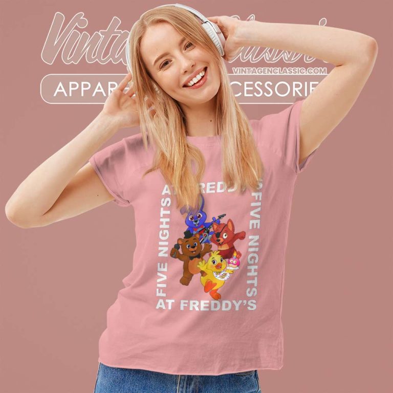 Five Nights At Freddys Baby Characters Women TShirt Five Nights At Freddys Baby Characters Women TShirt