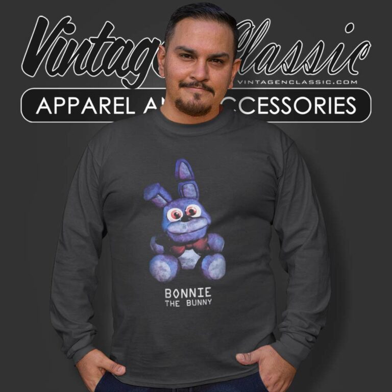 Five Nights At Freddys Bonnie The Bunny Long Sleeve Tee Five Nights At Freddys Bonnie The Bunny Long Sleeve Tee