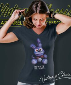 Five Nights At Freddys Bonnie The Bunny V Neck TShirt