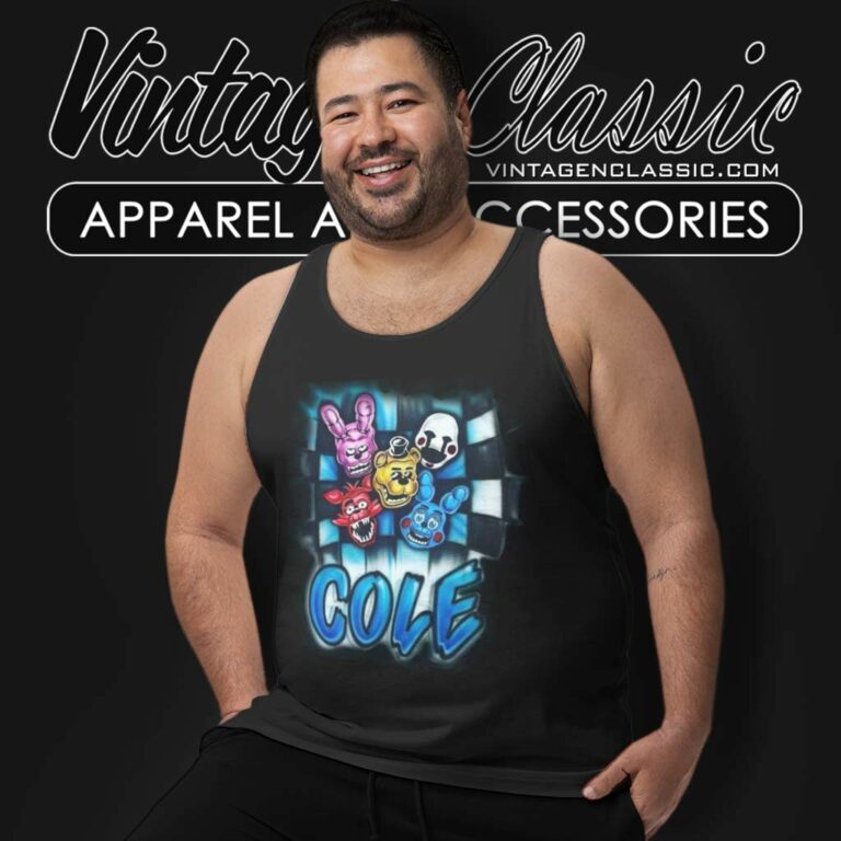 Five Nights At Freddys Cole Tank Top Racerback Five Nights At Freddys Cole Tank Top Racerback