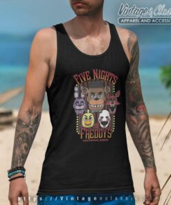 Five Nights At Freddys Coloring Book Shirt Tank Top Racerback