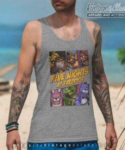 Five Nights At Freddys Halloween Movie Shirt Tank Top Racerback