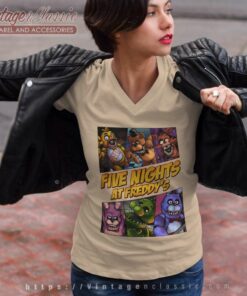 Five Nights At Freddys Halloween Movie Shirt V Neck TShirt