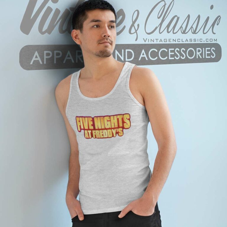 Five Nights At Freddys Logo Shirt Tank Top Racerback Five Nights At Freddys Logo Shirt Tank Top Racerback