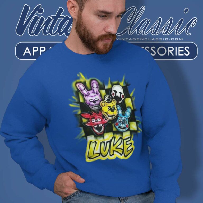 Five Nights At Freddys Luke Sweatshirt Five Nights At Freddys Luke Sweatshirt