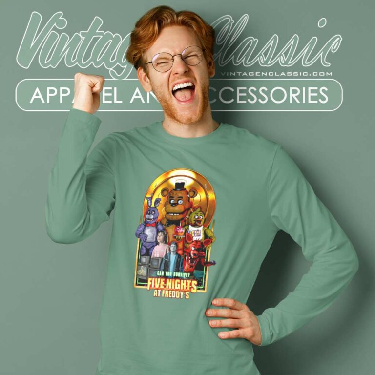 Five Nights At Freddys Movie 2023 Shirt Long Sleeve Tee Five Nights At Freddys Movie 2023 Shirt Long Sleeve Tee