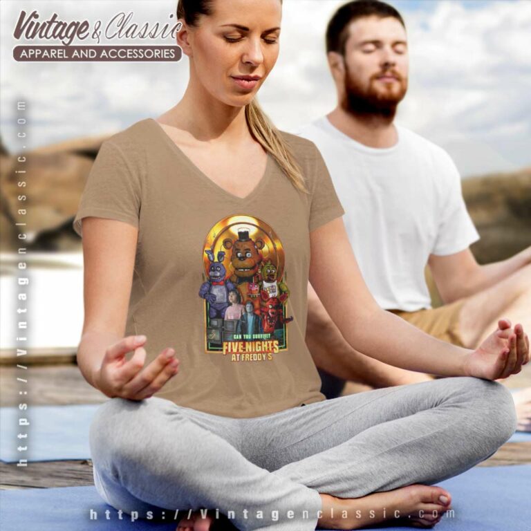 Five Nights At Freddys Movie 2023 Shirt V Neck TShirt Five Nights At Freddys Movie 2023 Shirt V Neck TShirt