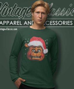Five Nights At Freddys Santa Freddy Long Sleeve Tee