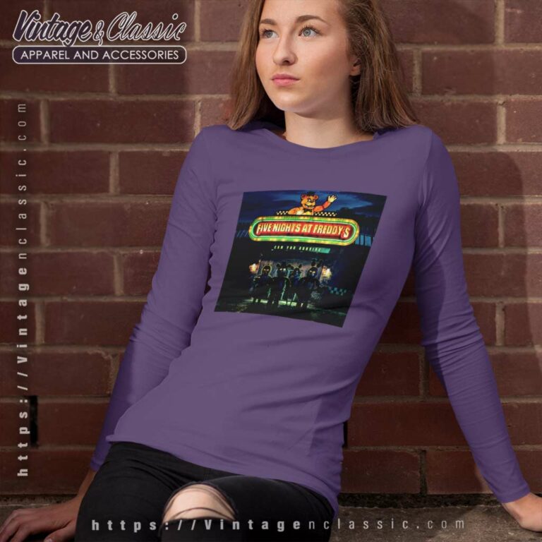 Five Nights At Freddys Shirt Can You Survive Long Sleeve Tee Five Nights At Freddys Shirt Can You Survive Long Sleeve Tee