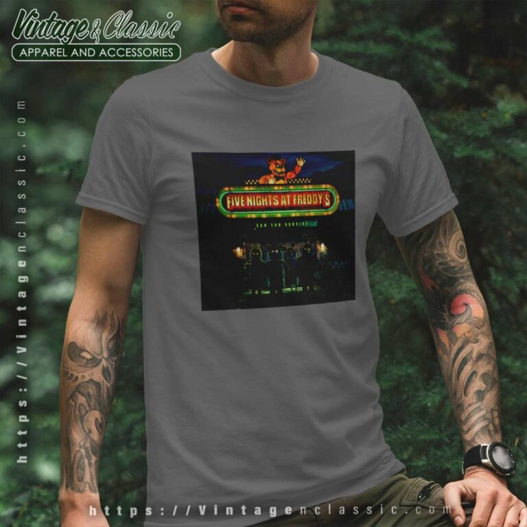 Five Nights At Freddys Shirt Can You Survive T Shirt Five Nights At Freddys Shirt Can You Survive T Shirt