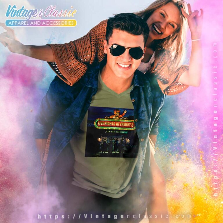 Five Nights At Freddys Shirt Can You Survive V Neck TShirt Five Nights At Freddys Shirt Can You Survive V Neck TShirt