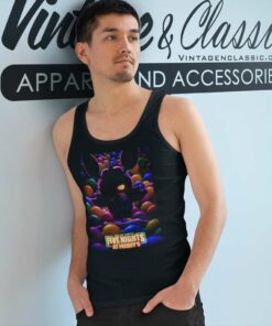 Five Nights At Freddys Shirt Foxy Face Tank Top Racerback