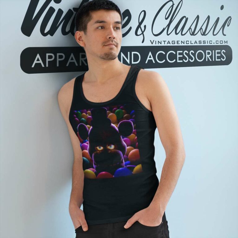 Five Nights At Freddys Shirt Freddy Face Tank Top Racerback Five Nights At Freddys Shirt Freddy Face Tank Top Racerback
