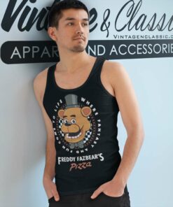 Five Nights At Freddys Shirt Freddy Fazbears Pizza Tank Top Racerback