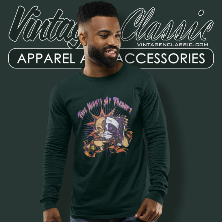 Five Nights At Freddys Shirt Security Breach Sun And Moon Long Sleeve Tee Five Nights At Freddys Shirt Security Breach Sun And Moon Long Sleeve Tee