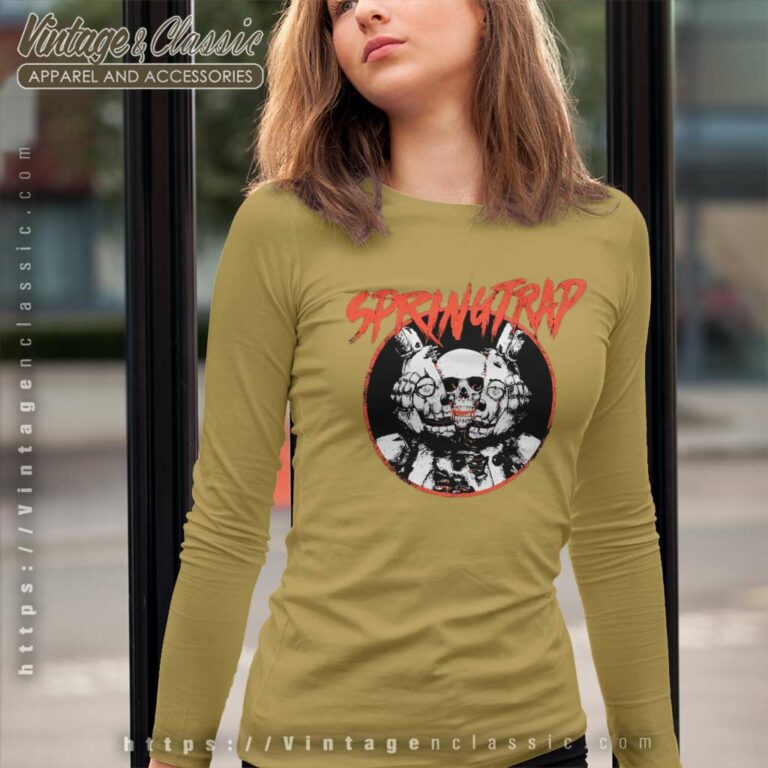 Five Nights At Freddys Springtrap Shirt Long Sleeve Tee Five Nights At Freddys Springtrap Shirt Long Sleeve Tee