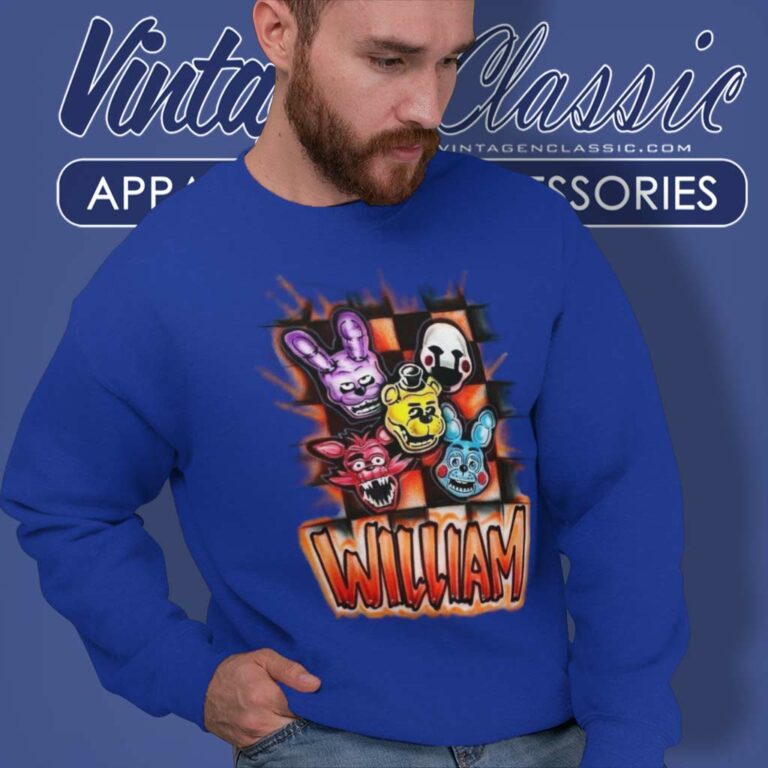 Five Nights At Freddys William Sweatshirt Five Nights At Freddys William Sweatshirt