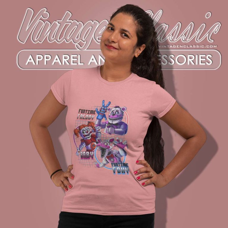 Five Nights Sister Location Funtime Women TShirt Five Nights Sister Location Funtime Women TShirt