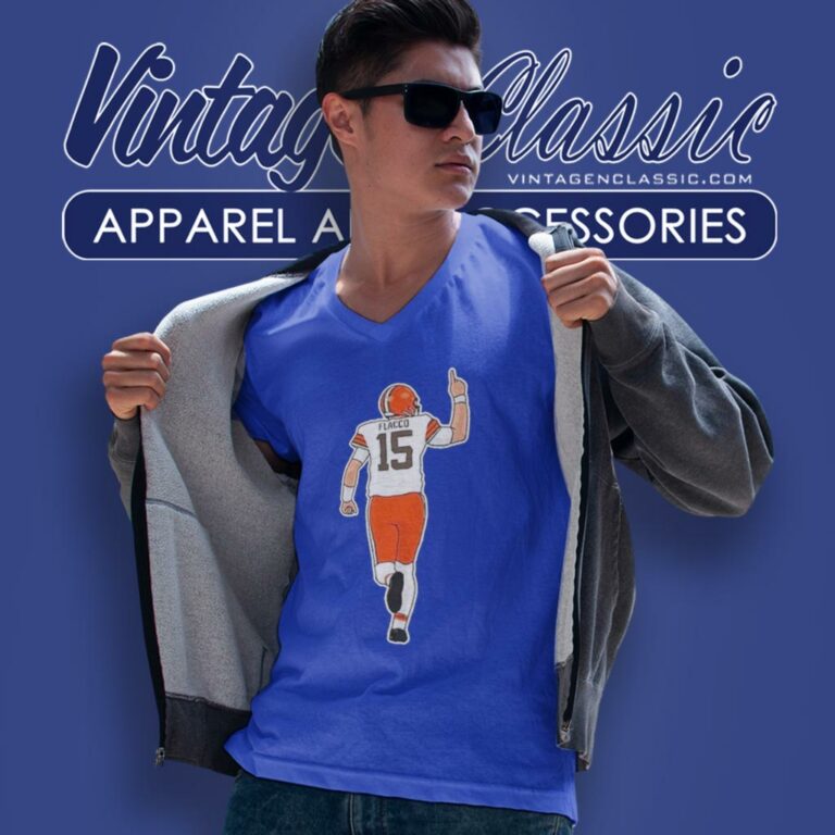 Flacco Round Find Out Joe Flacco V Neck TShirt Flacco Round Find Out Joe Flacco V Neck TShirt