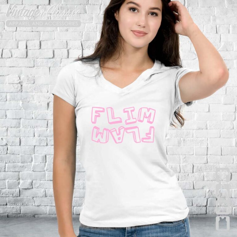Flamingo Flim Flam Vneck Flamingo Flim Flam Vneck