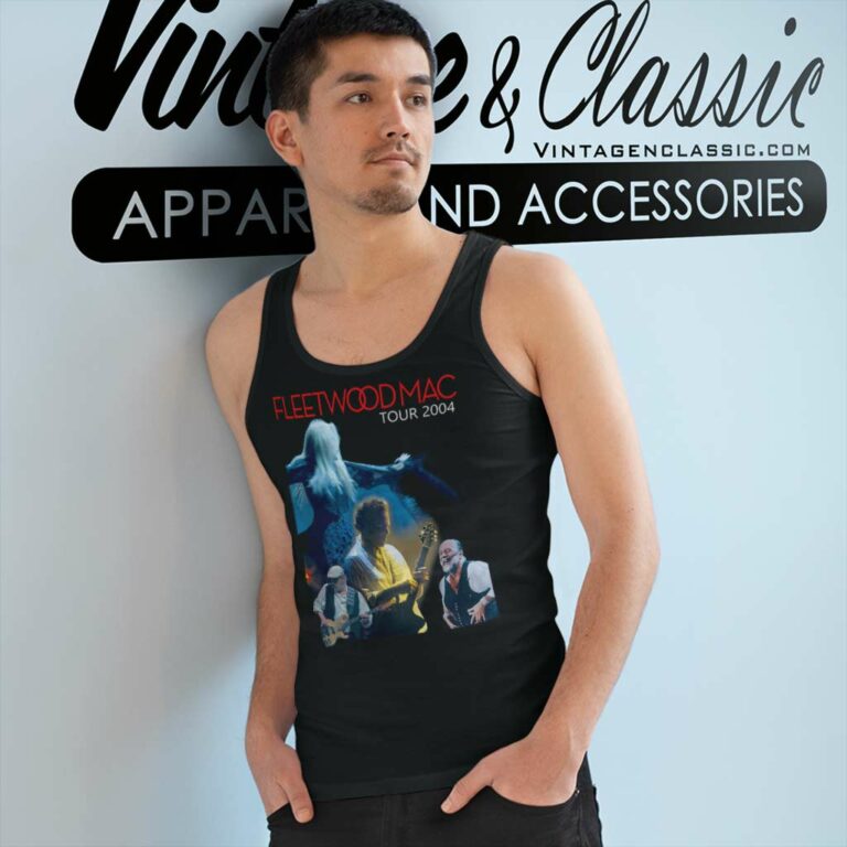 Fleetwood Mac 2004 Tour Tank Top Racerback Fleetwood Mac 2004 Tour Tank Top Racerback