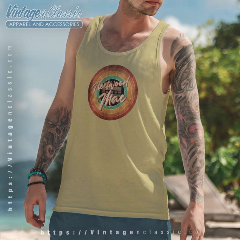 Fleetwood Mac Circle Rock Band Tank Top Racerback Fleetwood Mac Circle Rock Band Tank Top Racerback