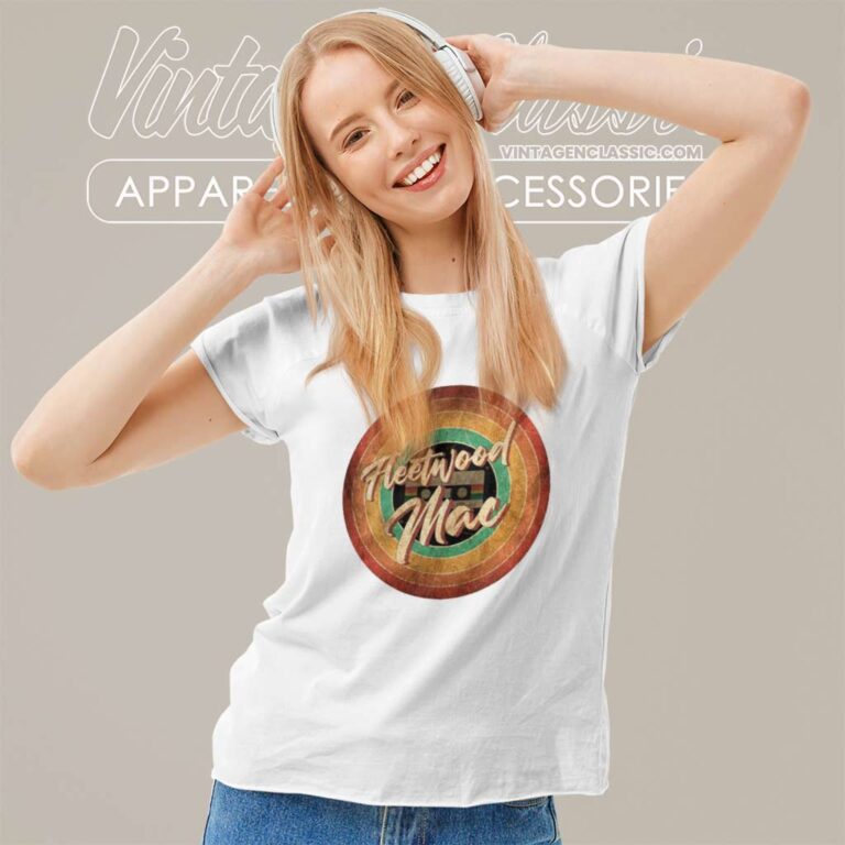 Fleetwood Mac Circle Rock Band Women TShirt Fleetwood Mac Circle Rock Band Women TShirt