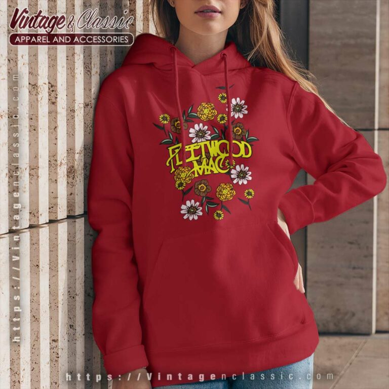Fleetwood Mac Flower Hoodie Fleetwood Mac Flower Hoodie