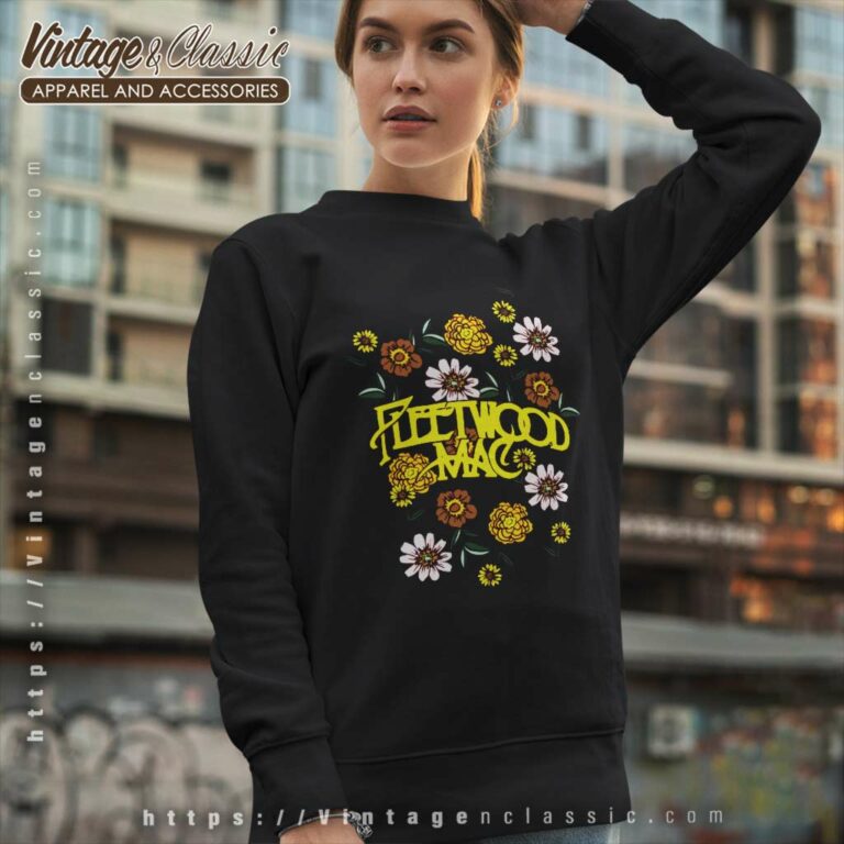 Fleetwood Mac Flower Sweatshirt Fleetwood Mac Flower Sweatshirt