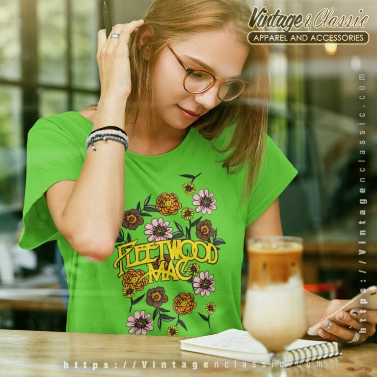 Fleetwood Mac Flower Women TShirt Fleetwood Mac Flower Women TShirt