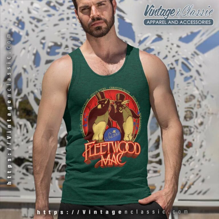 Fleetwood Mac In Concert Tank Top Racerback Fleetwood Mac In Concert Tank Top Racerback