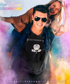 Fleetwood Mac Logo Shirt 6 Fleetwood Mac Logo V Neck TShirt