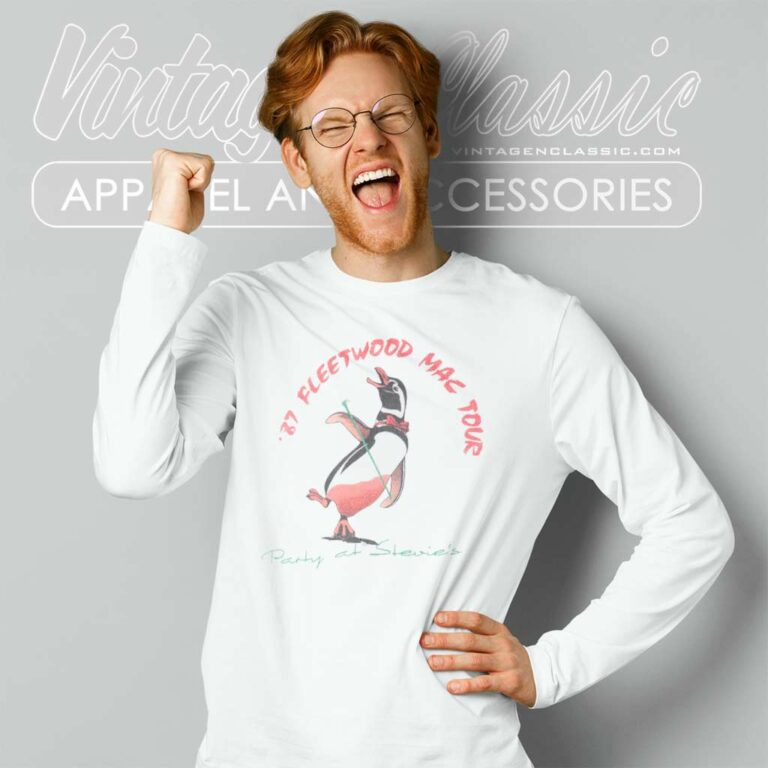 Fleetwood Mac Party At Stevie Long Sleeve Tee Fleetwood Mac Party At Stevie Long Sleeve Tee