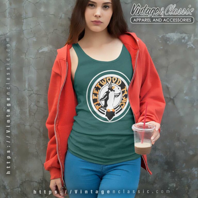 Fleetwood Mac Penguin Tank Top Racerback Fleetwood Mac Penguin Tank Top Racerback