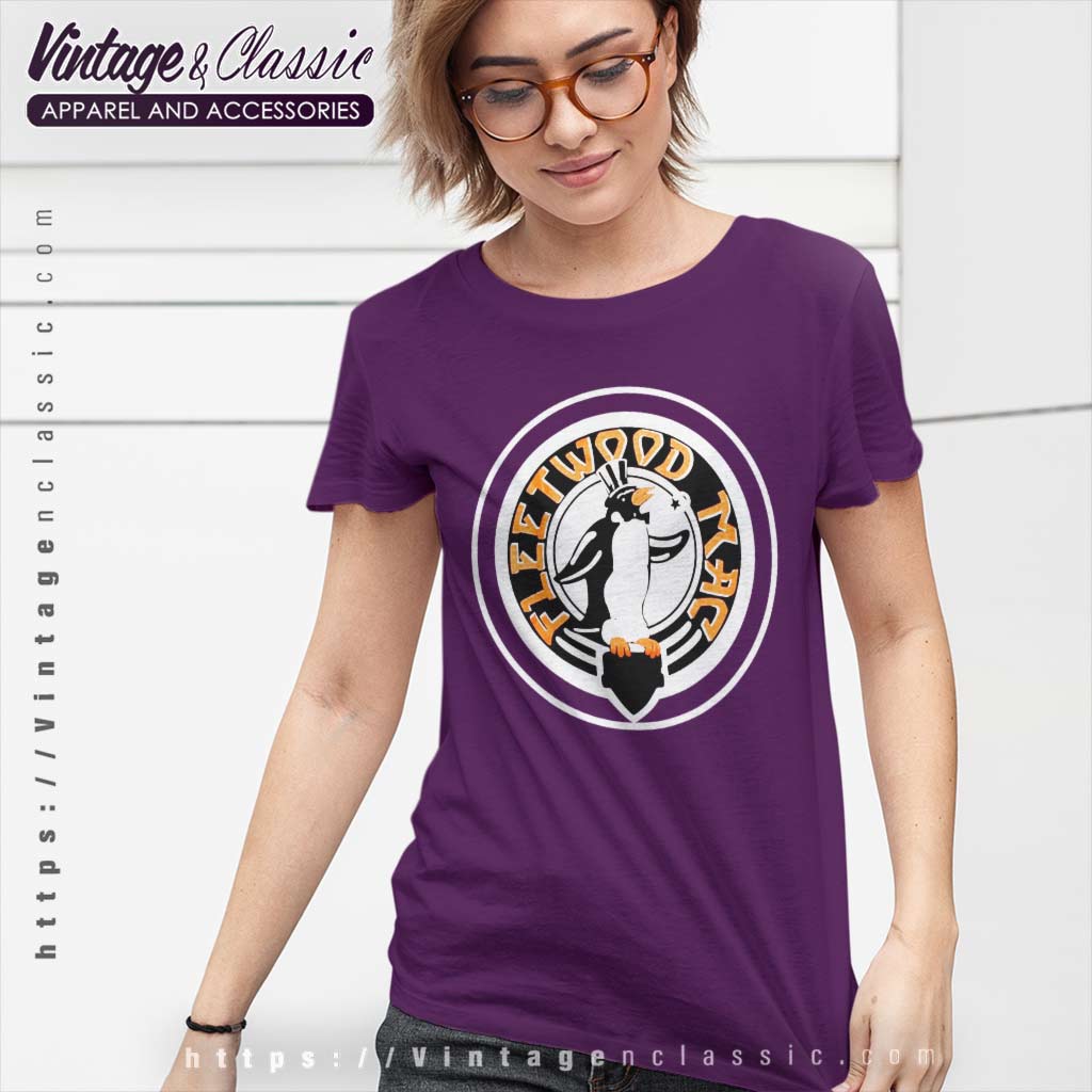 T-shirt Fleetwood Mac Tour 2018-2019 Penguin - Officiel Unisex Jaune - 60% Coton 40% Polyester